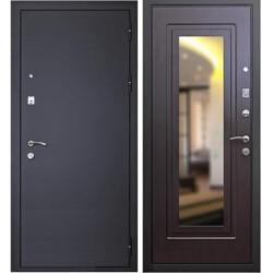 Металлическая дверь Порошок- МДФ с зеркалом -6 АСДД-124